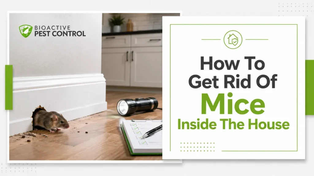 How to get rid of mice inside the house?
