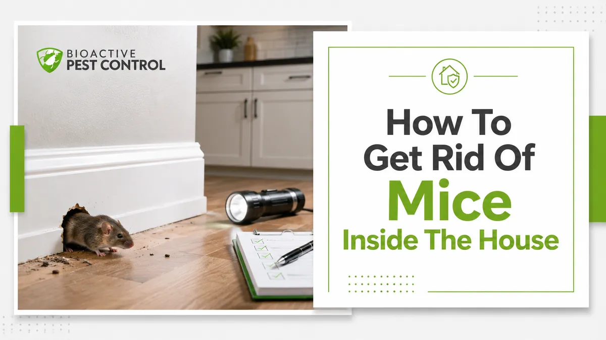 How to get rid of mice inside the house?